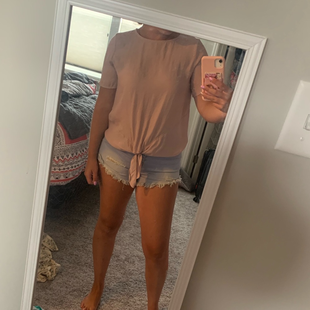 Light pink blouse